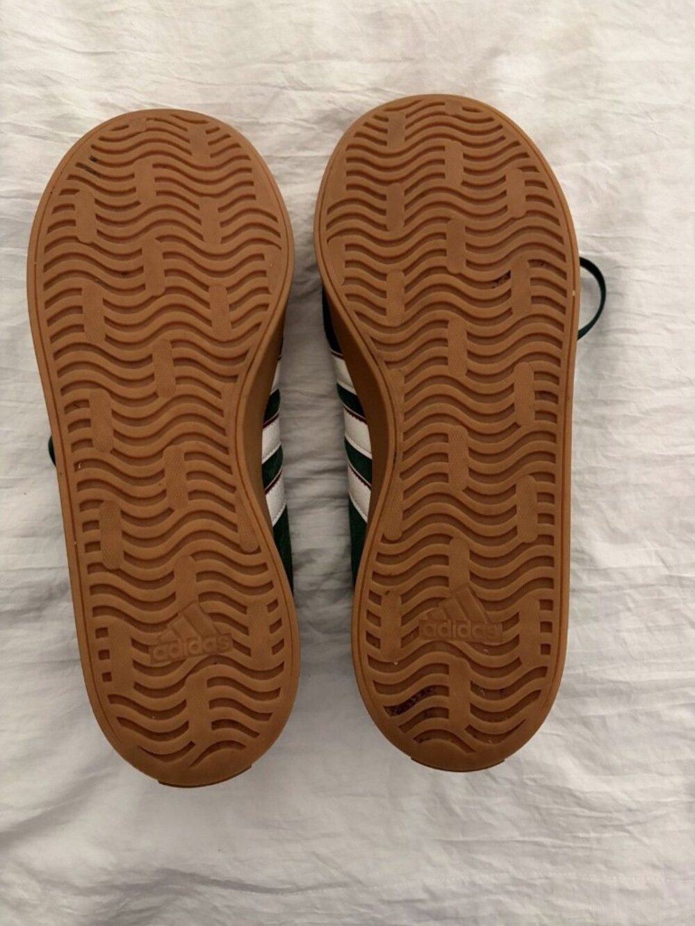 Men's Adidas Forest Green with Gum Bottom VL Court 3.0 Sneaker Size 10.5 - Picture 6 of 8